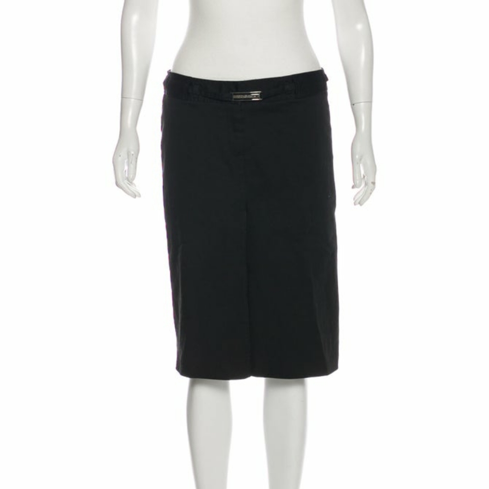 Dolce and Gabbana Woven Midi Skirt